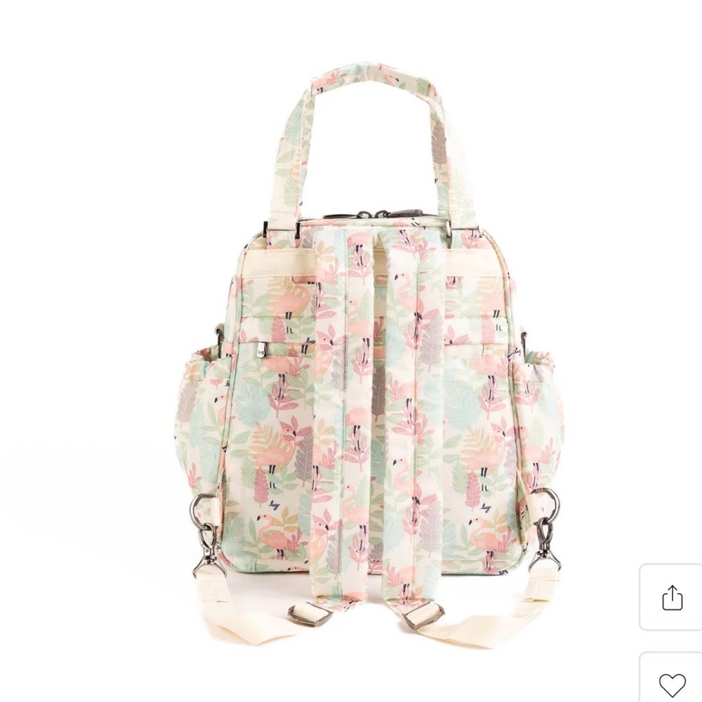Lug Legacy Mini Puddle Jumper Backpack Crossbody Bag NWT Flamingo Foliage - Picture 4 of 13